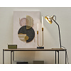 Изображение товара Лампа настольная Enkel Sand, Ø20х60 см, золотистая/черная