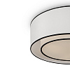 Изображение товара Светильник потолочный Modern, Bergamo, 3 лампы, Ø52х18 см, белый/черный