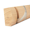Изображение товара Вешалка настенная Flip, 84,5 см, натуральное дерево, 8 крючков