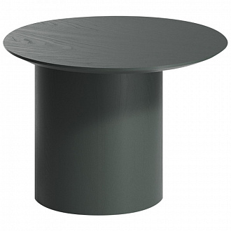 Столик со смещенным основанием Type, Ø50х37,5 см, темно-серый