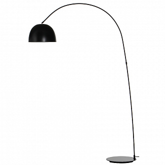 Лампа напольная Lucca, 203хØ38 см,черная матовая