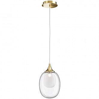 Светильник подвесной Modern, Aura, 1 лампа, Ø19х30,5 см, латунь