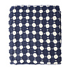 Изображение товара Покрывало из хлопка Polka dots темно-синего цвета из коллекции Essential, 230х250 см