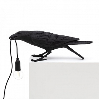 Светильник Bird Lamp Playing, черный