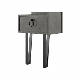 Стол приставной Sponge, 40х23,8х54 см, темно-серый