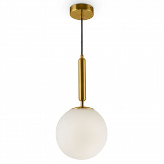 Светильник подвесной Modern, Zelda, 1 лампа, Ø20х45 см, латунь