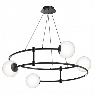Светильник подвесной Modern, Balance, 4 лампы, Ø61х24,5 см, черный