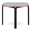 Изображение товара Столик кофейный Ror, 50х50 см, черный/серый/розовый
