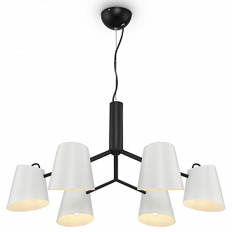 Светильник подвесной Modern, Nordic, 6 ламп, Ø75х40,2 см, черный