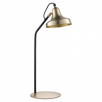 Лампа настольная Enkel Sand, Ø20х60 см, золотистая/черная