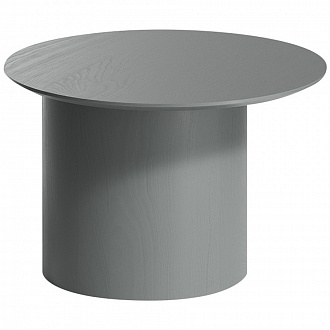 Столик со смещенным основанием Type, Ø60х41 см, серый