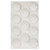 Изображение товара Форма для приготовления пирожных и конфет Snowflakes, 30,5х18 см, силиконовая
