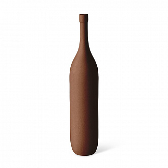 Бутылка декоративная, 32 см, коричневая