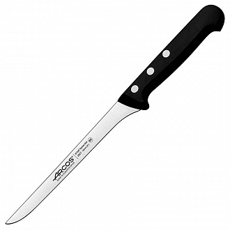 Нож кухонный для мяса Universal, 16 см, черная рукоятка