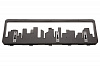 Изображение товара Вешалка настенная Skyline, 50 см, черная, 5 крючков