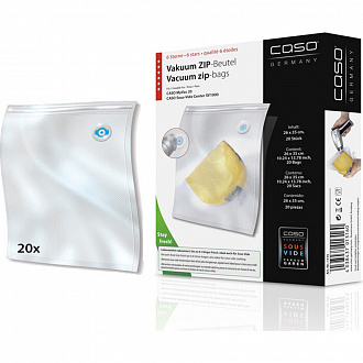 Пакеты для вакуумной упаковки Zip VC, 26х35 см, 20 шт.