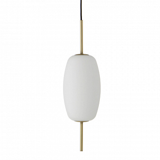 Лампа подвесная Silk, 55хØ16 см, белое опаловое стекло
