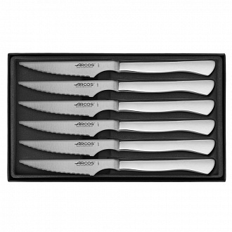 Набор столовых ножей для стейка Arcos, Steak Knives, 11 см, 6 шт.