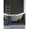 Изображение товара Коврик для ванной из хлопка ворсовый голубого цвета из коллекции Essential, 50х80 см