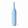 Бутылка декоративная, 32 см, голубая