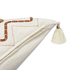 Изображение товара Подушка декоративная с кисточками и вышивкой Geometry из коллекции Ethnic, 45х45 см
