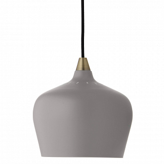 Лампа подвесная Cohen XL, 32хØ32 см, серая матовая, черный шнур