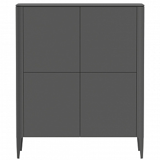 Шкаф Type, 45х100х120 см, темно-серый