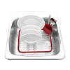 Изображение товара Сушилка для посуды Sinkin красный-никель