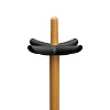 Изображение товара Вешалка напольная Oulof, 158 см, бук/черная