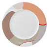 Изображение товара Набор из двух тарелок бежевого цвета с авторским принтом из коллекции Freak Fruit, 22см
