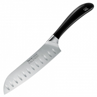 Нож кухонный японский «шеф» с углублением на кромке Signature, 17 см