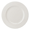 Изображение товара Набор из двух тарелок белого цвета с фактурным рисунком из коллекции Essential, 27 см