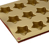 Изображение товара Форма для приготовления пирожных Stars, 17,5x30 см, силиконовая
