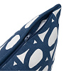 Изображение товара Чехол на подушку с принтом Twirl темно-синего цвета из коллекции Cuts&Pieces, 30х50 см
