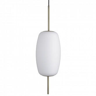 Лампа подвесная Silk, 78хØ22 см, белое опаловое стекло