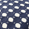 Изображение товара Покрывало из хлопка Polka dots темно-синего цвета из коллекции Essential, 180х250 см