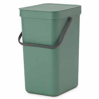 Бак для мусора Brabantia, Sort&Go, 12 л, темно-зеленый