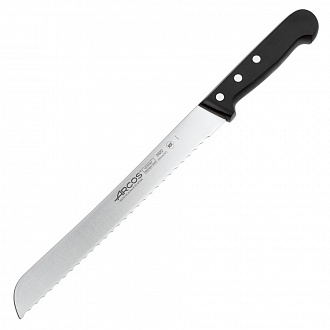 Нож кухонный для хлеба Universal, 25 см, черная рукоятка