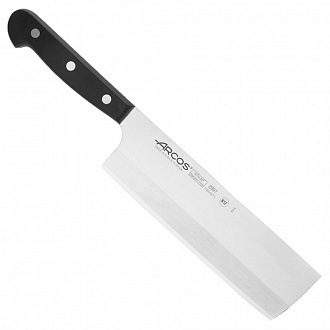 Нож для нарезки и шинковки овощей Universal, Usuba, 17 см, черная рукоятка