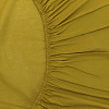 Изображение товара Простыня на резинке оливкового цвета из коллекции Essential, 180х200х30 см