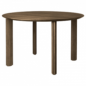 Стол обеденный Comfort Circle, Ø120х74,7 см, темный дуб