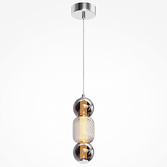 Светильник подвесной Modern, Drop, Ø12х339 см, хром