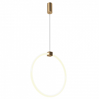 Светильник подвесной Modern, Anillo, Ø41,6х4,5х43 см, золото