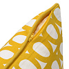 Изображение товара Чехол на подушку с принтом Twirl горчичного цвета из коллекции Cuts&Pieces, 45х45 см