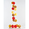 Изображение товара Гирлянда Феникс, шарики, на батарейках, 20 ламп, 3 м
