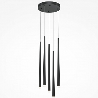 Светильник подвесной Modern, Cascade, 5 ламп, 3,5х110х219,3 см, черный