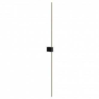 Светильник настенный Ceiling & Wall, Pars, 3x7x104,9 см, черно-золотой