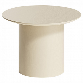 Столик Type, Ø50х37,5 см, молочный