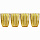 Набор из 4-х стаканов Dolcevita, 470 мл, янтарные