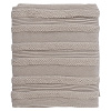 Изображение товара Плед из хлопка с буклированной вязкой светло-серого цвета из коллекции Essential, 130х170 см